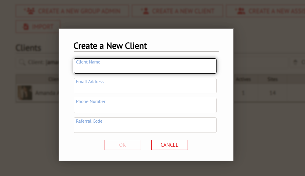 Creating a New Client Account – HDPhotoHub